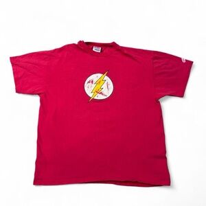 Vintage single stitch 1988 DC Comics the flash graphitti tee red XL men’s